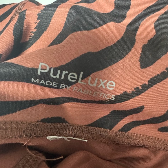 Pure luxe leggings 7/8 mahogany zebra oasis twist - Picture 3 of 4